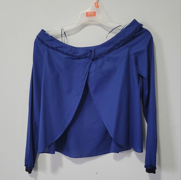Zara dark blue off shoulder - Picture 6 of 6